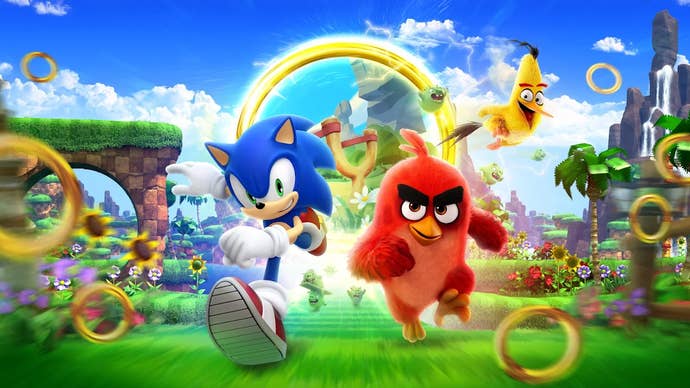 Sonic et Angry Birds 2