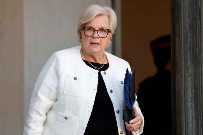 La ministre du travail, de la santé, des solidarités et des familles, Catherine Vautrin, au palais de l’Elysée, à Paris, le 5 mars 2025.