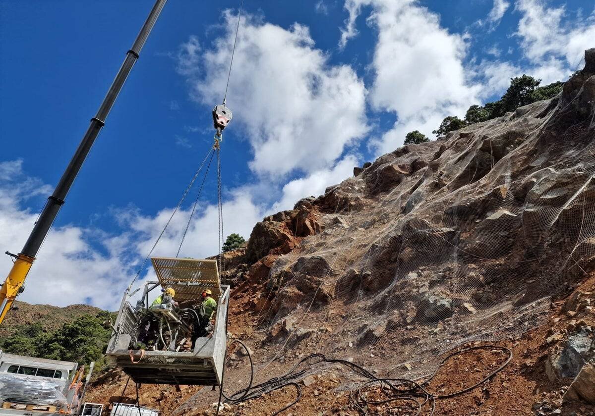Travaux sur la A-397 entre Ronda et San Pedro de Alcántara