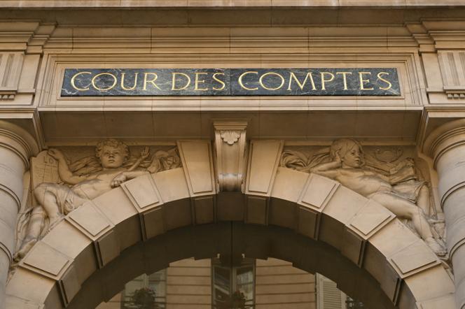 La Cour des comptes, à Paris, le 8 avril 2025.