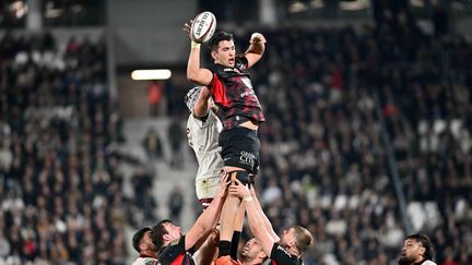 Toulouse a affronté l'UBB en Top 14, le 23 mars 2025. (DANIEL VAQUERO/SIPA)