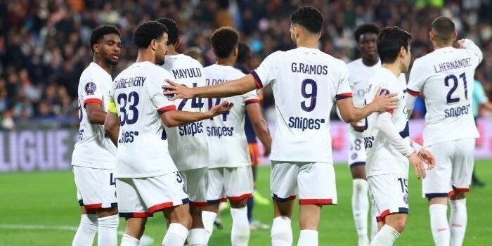 Joie des joueurs du PSG