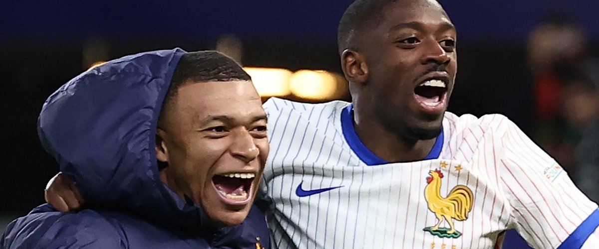 Les Bleus lors de la dernière rencontre de Ligue des Nations