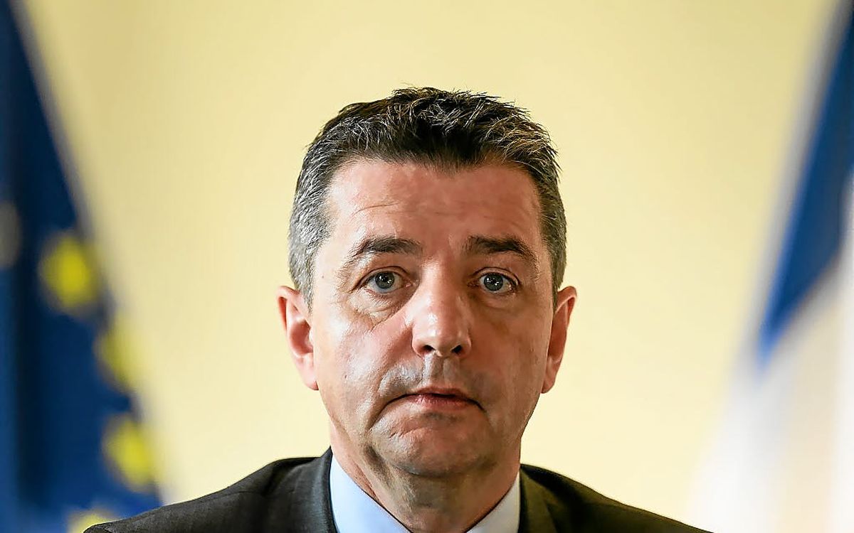 Gaël Perdriau lors d’un conseil municipal à Saint-Etienne