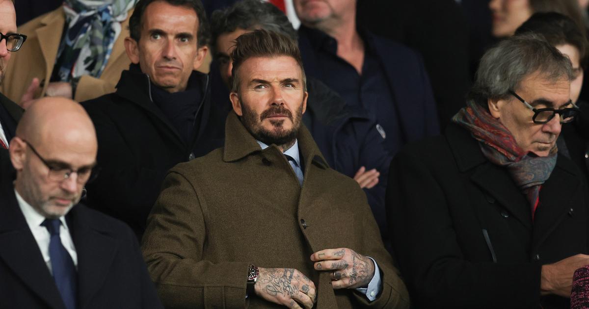 David Beckham lors d'une rencontre royale britannique