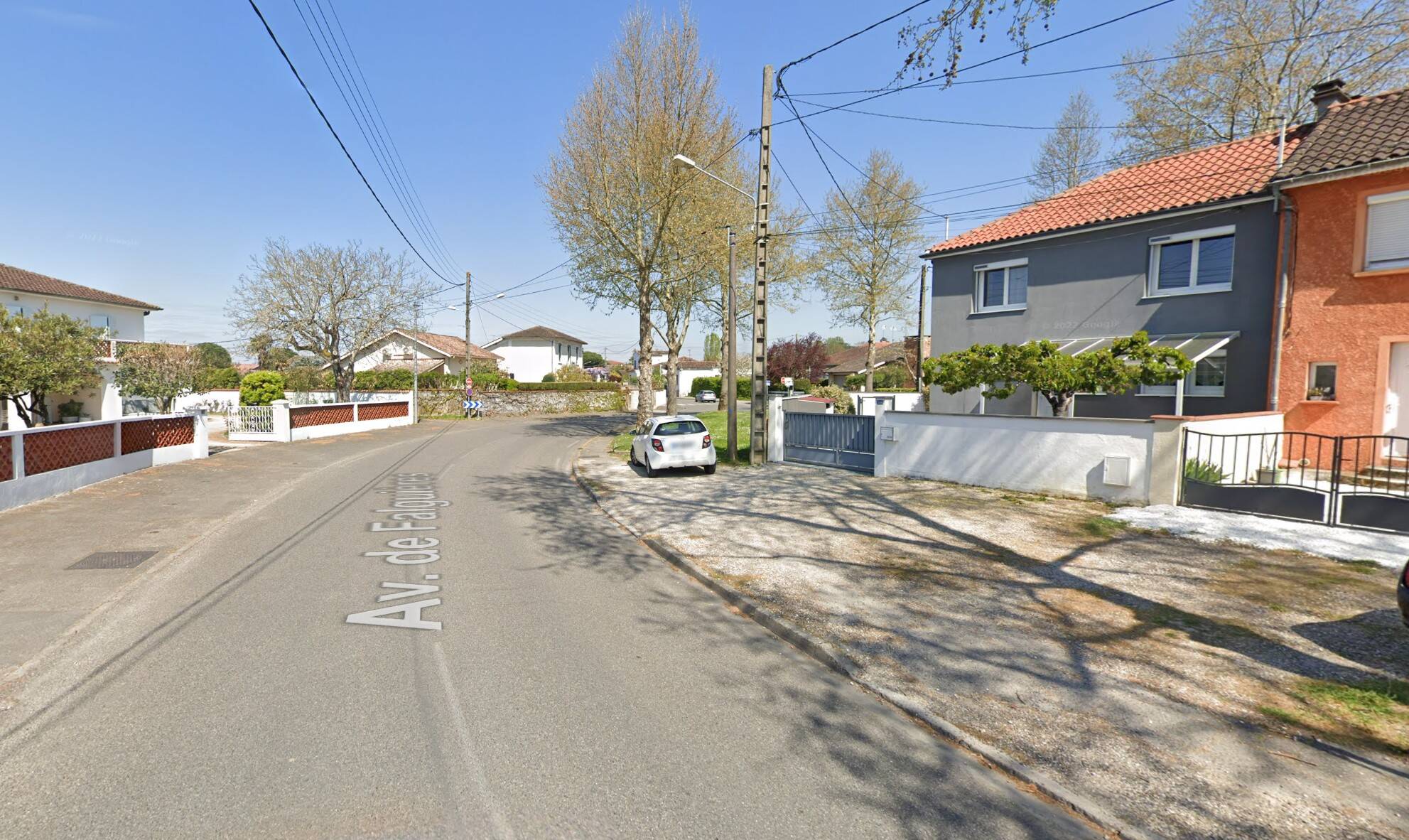 Accident sur l'avenue de Falguières à Montauban