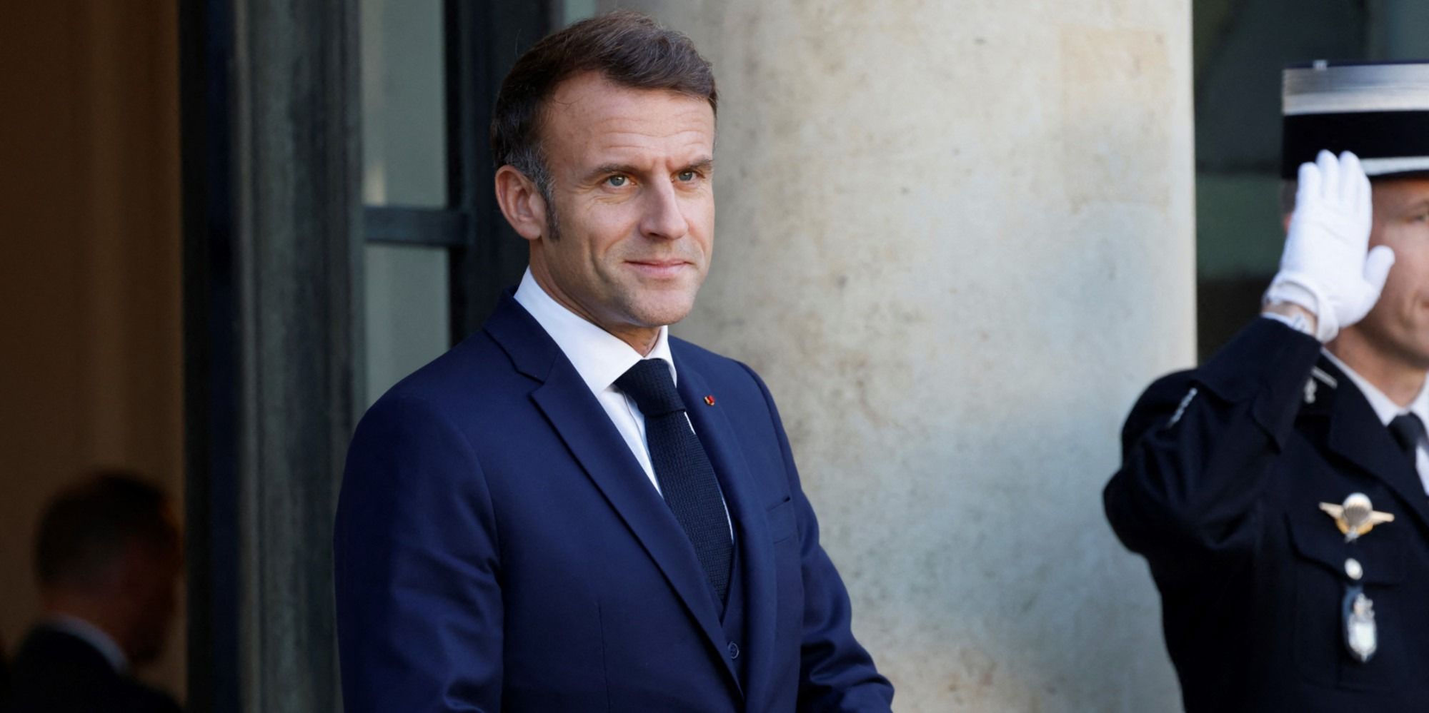 Emmanuel Macron lors d’une rencontre diplomatique