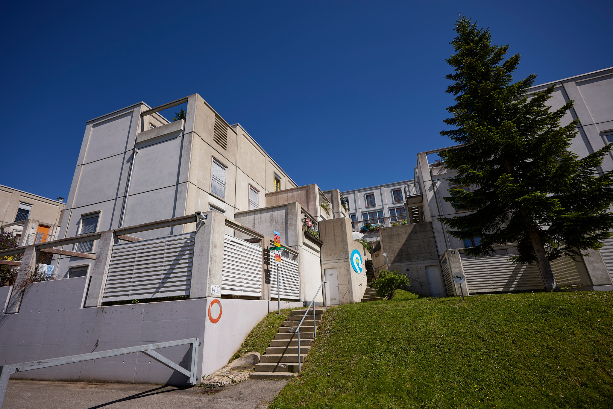Quartier des Cornes-Morel à La Chaux-de-Fonds après la course-poursuite