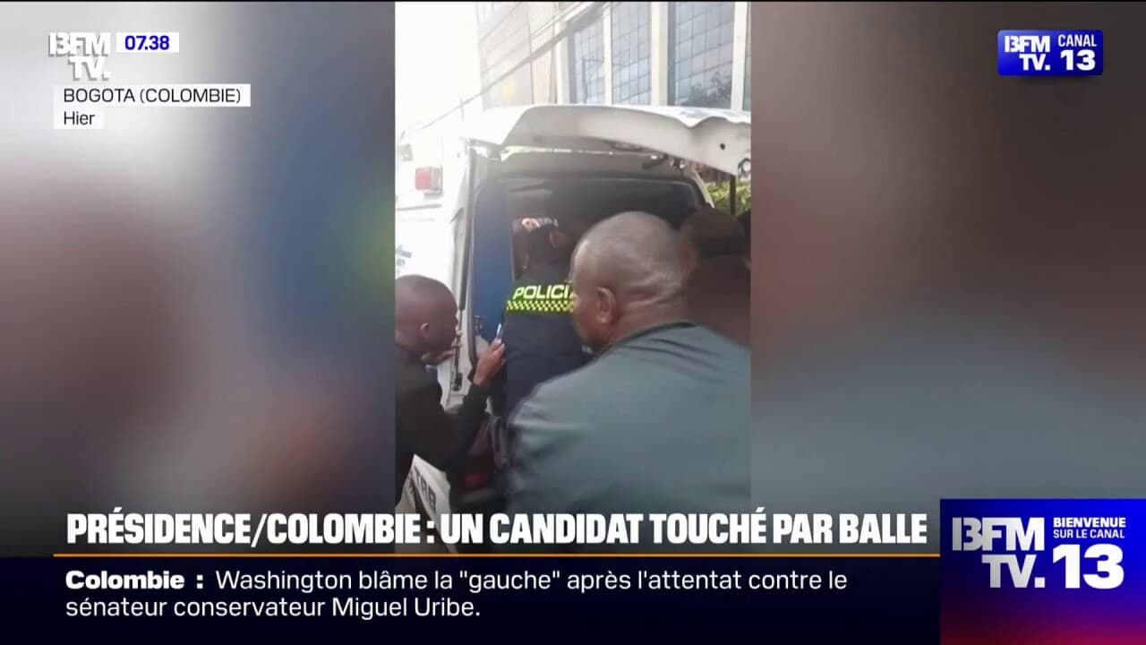 Miguel Uribe blessé lors d'un meeting électoral à Bogota