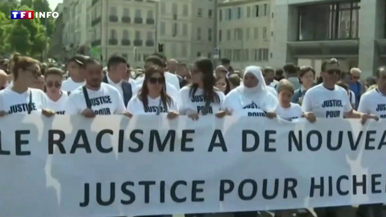 Manifestation pour Hichem à Marseille