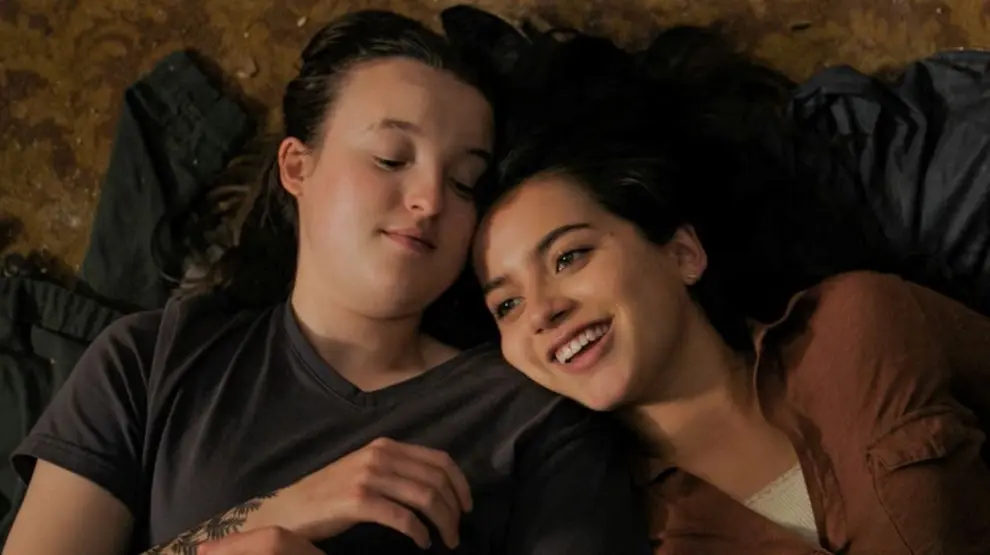 Ellie et Dina dans 'The Last of Us'
