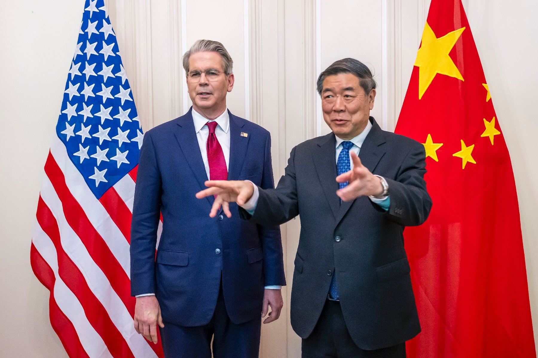 Négociations commerciales Chine États-Unis à Londres
