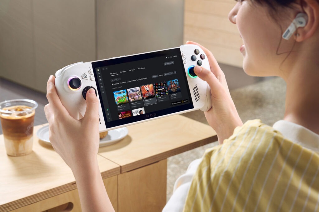 Aperçu de l’interface de la Xbox ROG Ally.