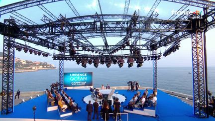 La soirée 'Urgence océan' se tient à Nice (Alpes-Maritimes), le 10 juin 2025.
