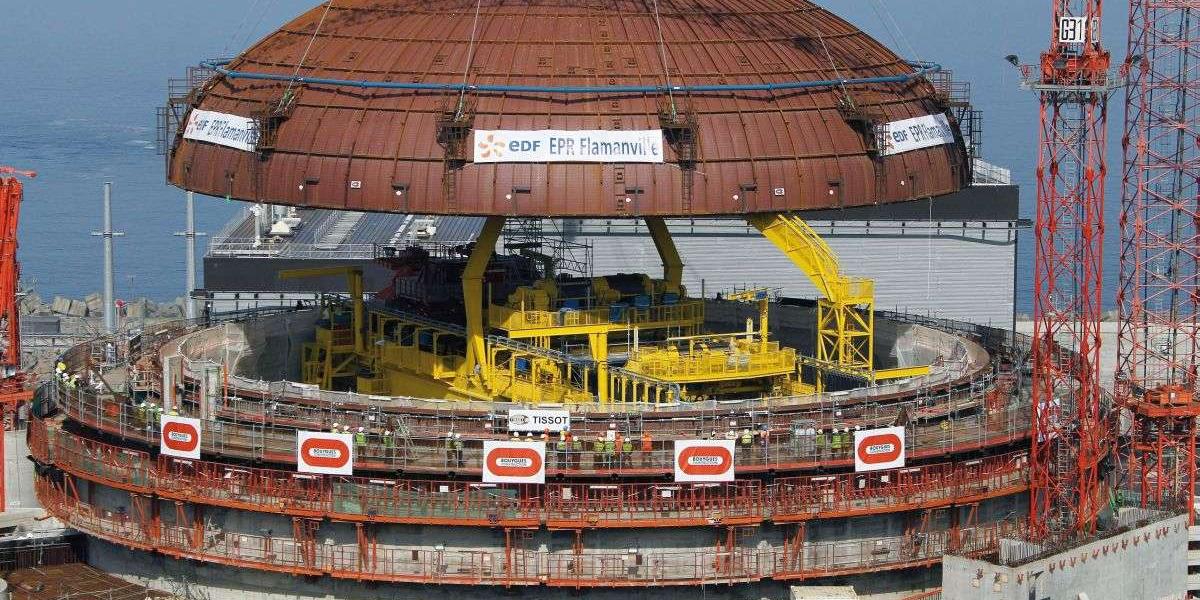 Construction d'un futur réacteur nucléaire
