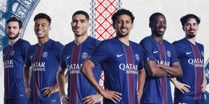 Maillot domicile PSG 2025-2026