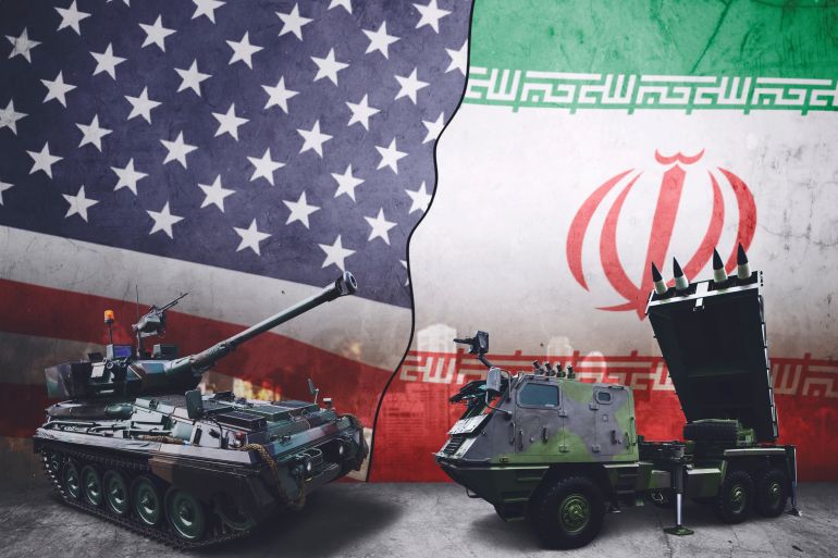 Conflit potentiel entre États-Unis et Iran, illustration guerre mondiale III
