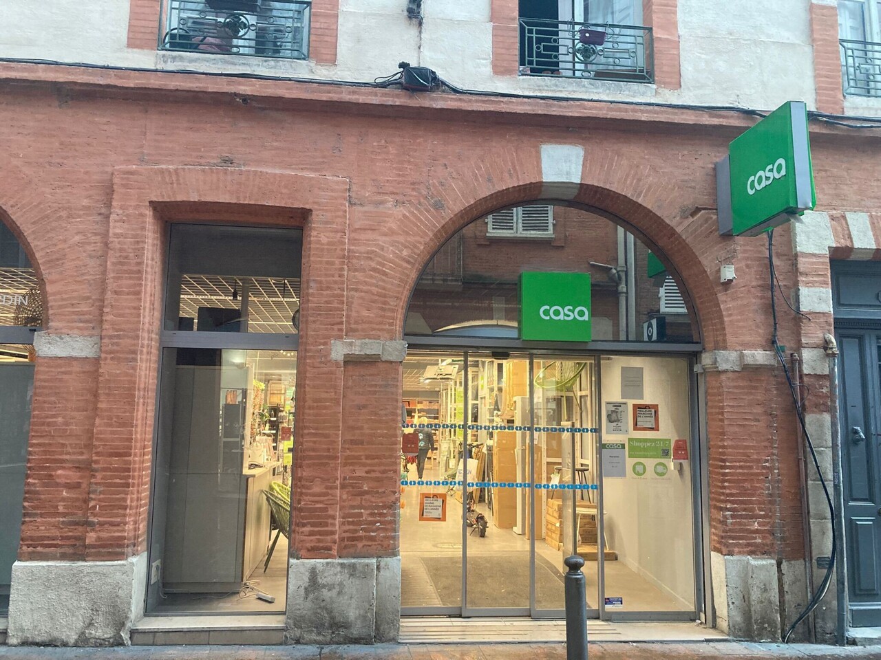 Magasin Casa à Toulouse en cours de fermeture