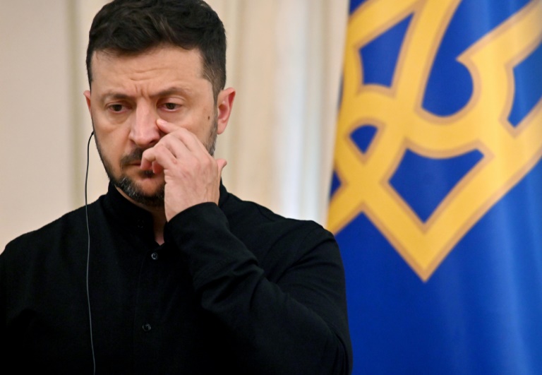 Volodymyr Zelensky lors du sommet du G7