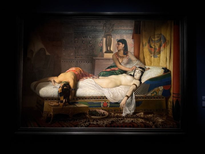 L’impressionnant «La mort de Cléopâtre», par Jean-André Roxens (1874)