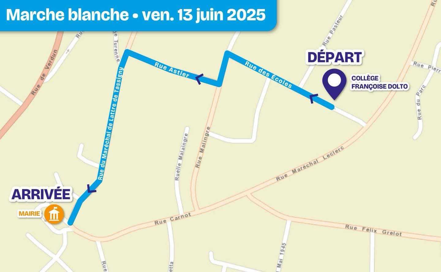 Une foule lors de la marche blanche à Nogent