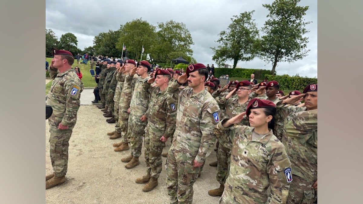 Cérémonie de remise de médailles, le 5 juin 2025, Sainte-Mère-Église