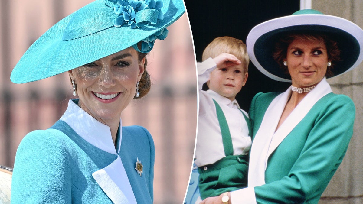 Kate Middleton en hommage à Diana lors du Trooping the Colour