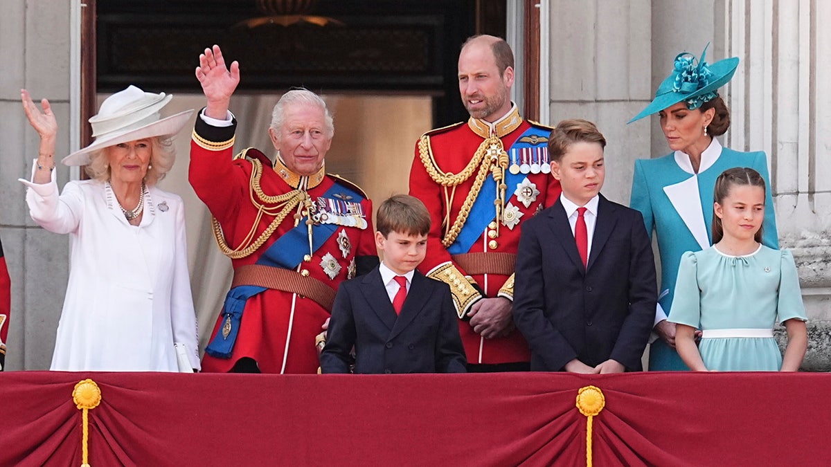 La famille royale au Trooping the Colour