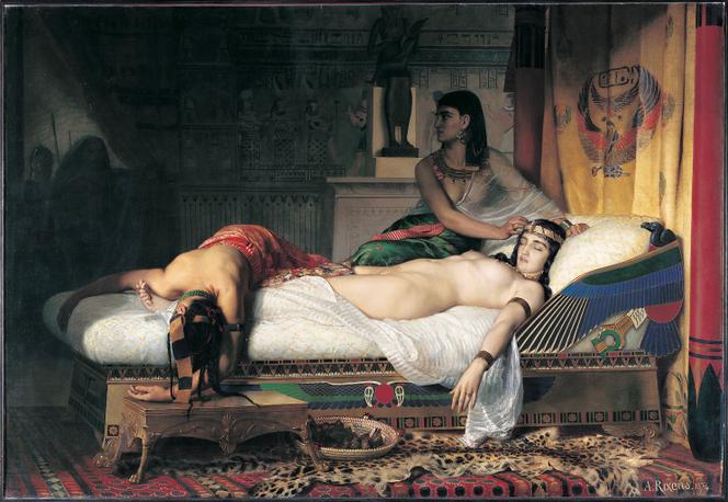 « La Mort de Cléopâtre » (1874), de Jean-André Rixens.