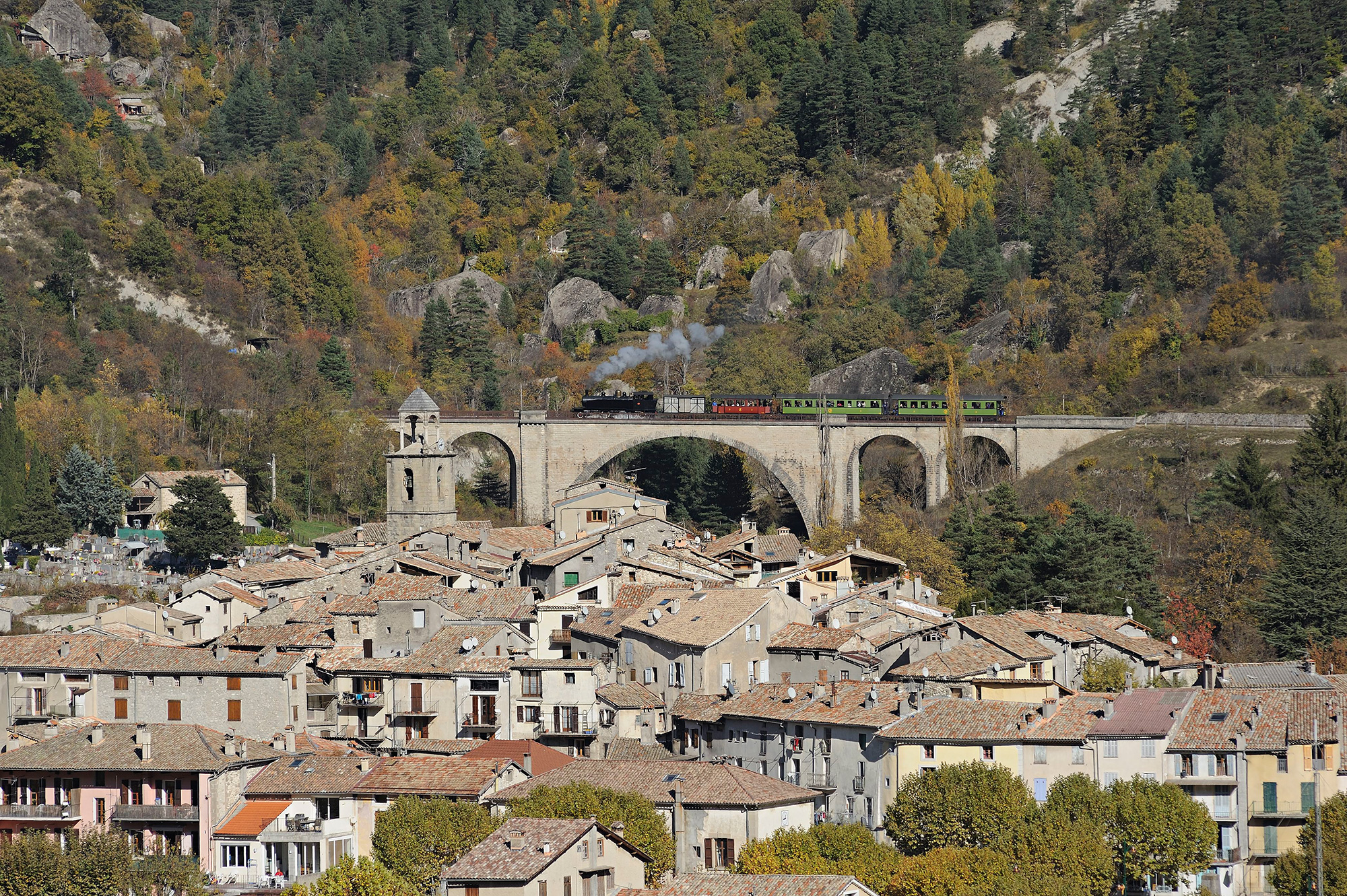 Train des Pignes (Alpes-Maritimes, Alpes-de-Haute-Provence)
