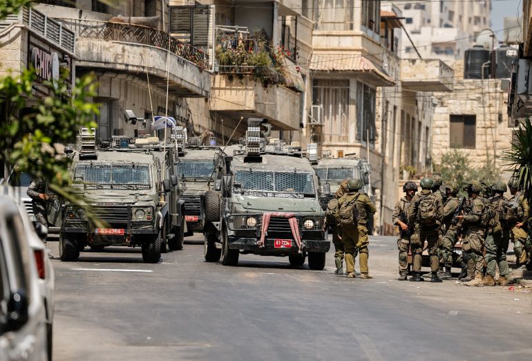 Forces israéliennes en Cisjordanie