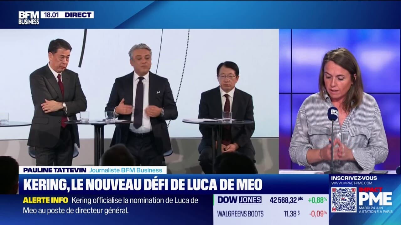 Luca de Meo, nouveau directeur général de Kering