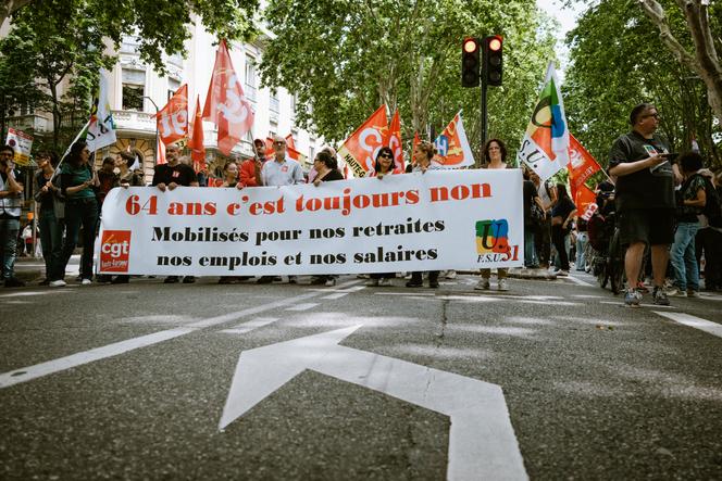 Manifestation contre la réforme des retraites, à Toulouse, le 5 juin 2025.