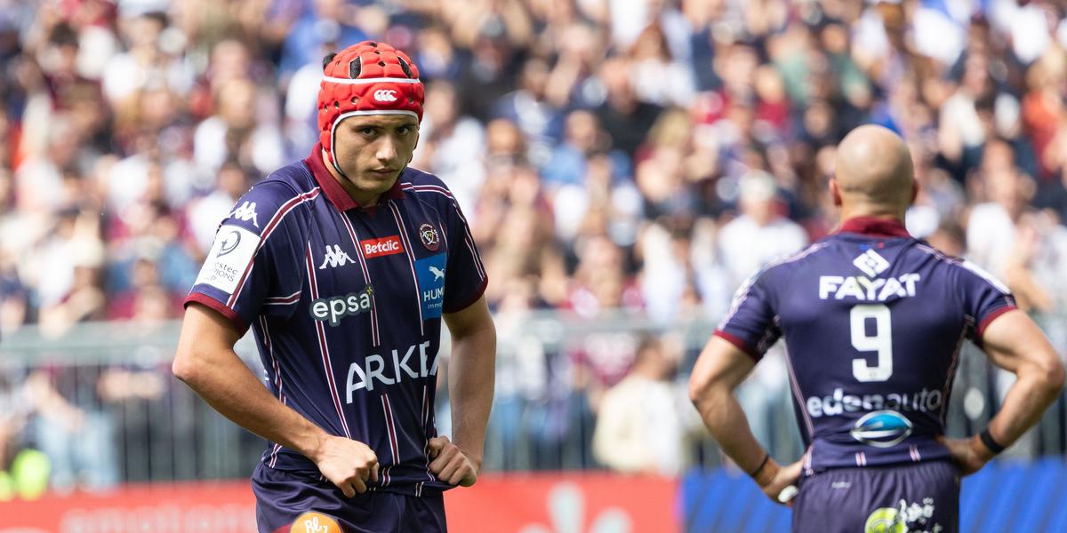Action lors de la demi-finale de Top 14 à Lyon