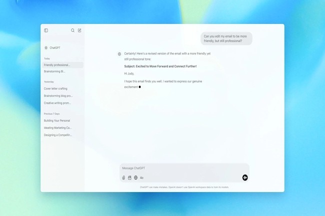 Une étude danoise relativise les gains de productivité promis par l'usage des assistants IA. (Crédit Photo: OpenAI)