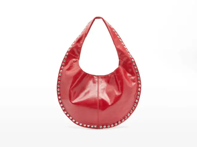Sac à épaule hobo rouge