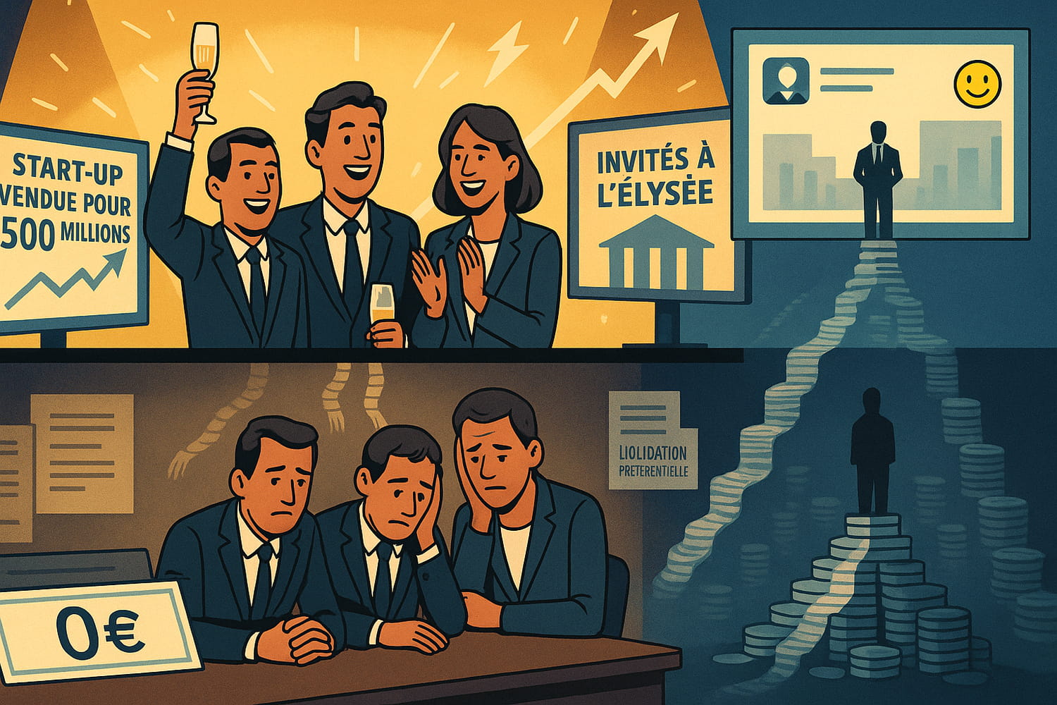 Ils ont vendu leur start-up des millions… et n'ont rien touché