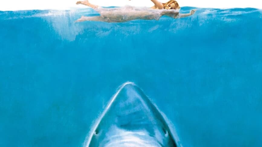 L'affiche originale des Dents de la mer.