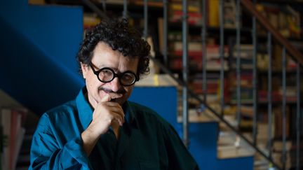 Portrait de l'écrivain milanais Gianni Biondillo. (YUMA MARTELLANZ)