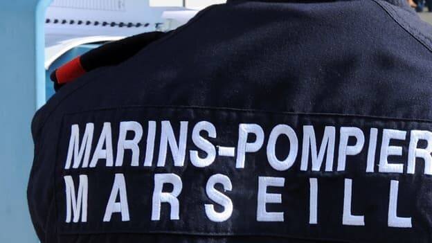 Pompiers de Marseille lors d'une intervention
