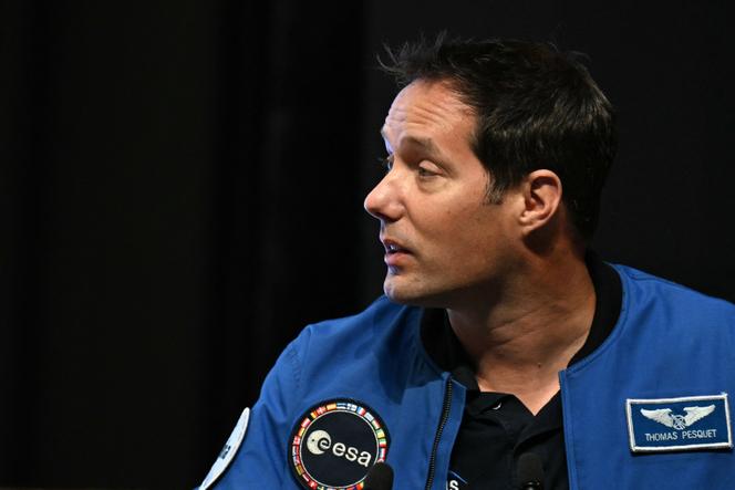 L’astronaute Thomas Pesquet, à New Delhi, le 9 octobre 2023.