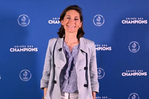 Amélie Oudéa-Castéra lors de la Soirée des champions