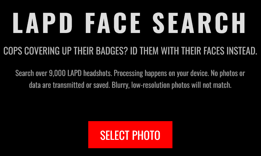 Reconnaissance faciale et identification policière