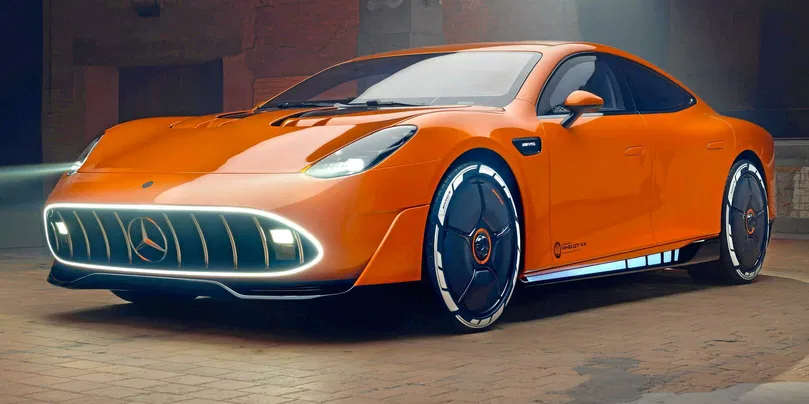 Dérivée d'un concept-car de 2023, la Mercedes AMG GT XX aura réclamé quatre années pour mettre au point les nouvelles technologies qu'elle recèle.