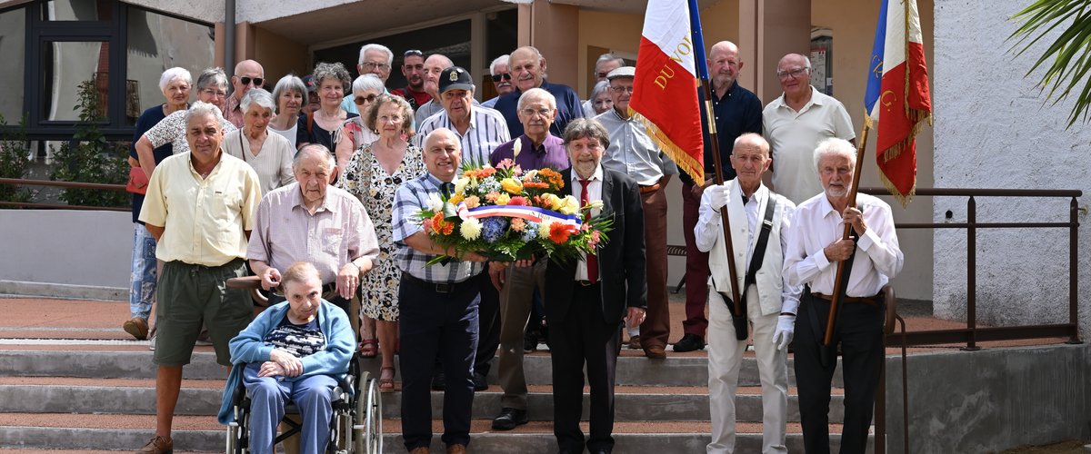 Cérémonie commémorative à Sainte-Croix-Volvestre
