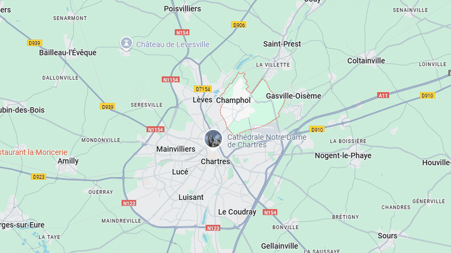 Crash d'avion à Champhol, près de Chartres