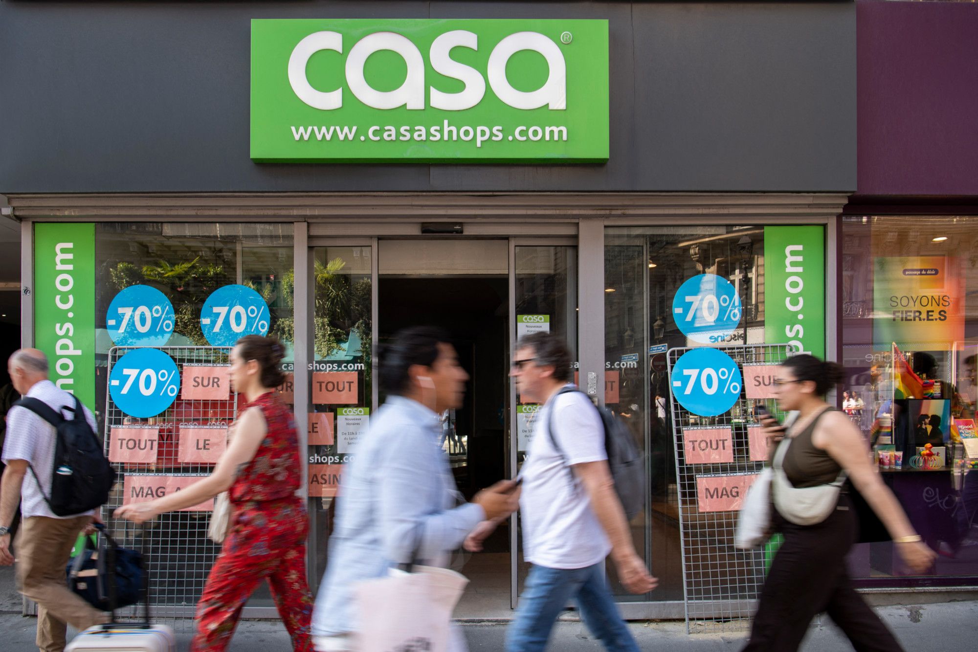 Boutiques Casa en liquidation
