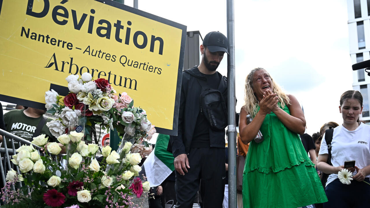 Mounia Merzouk, la mère de Nahel, à Nanterre le 27 juin 2025