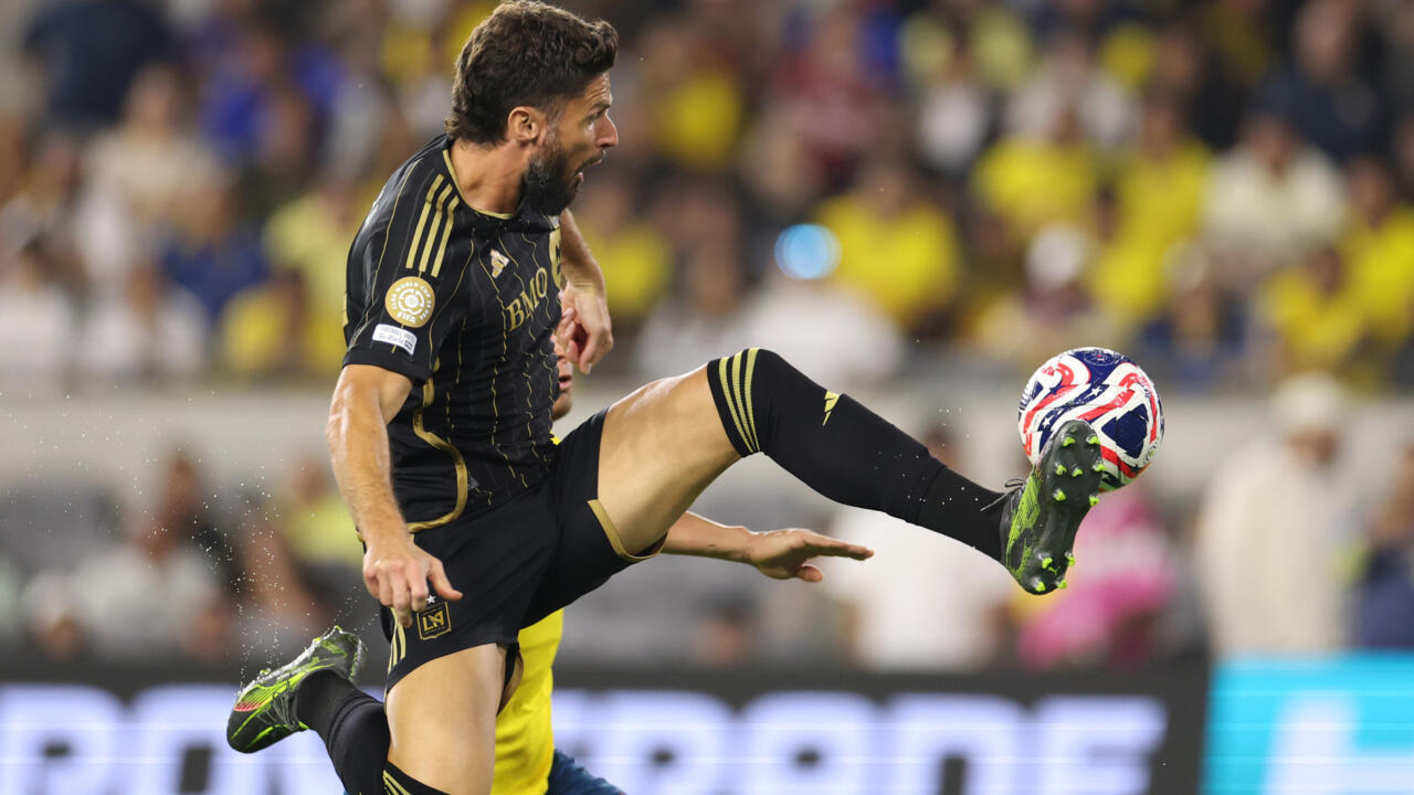 Olivier Giroud sous le maillot du Los Angeles FC face au Club America le 31 mai 2025 en Californie