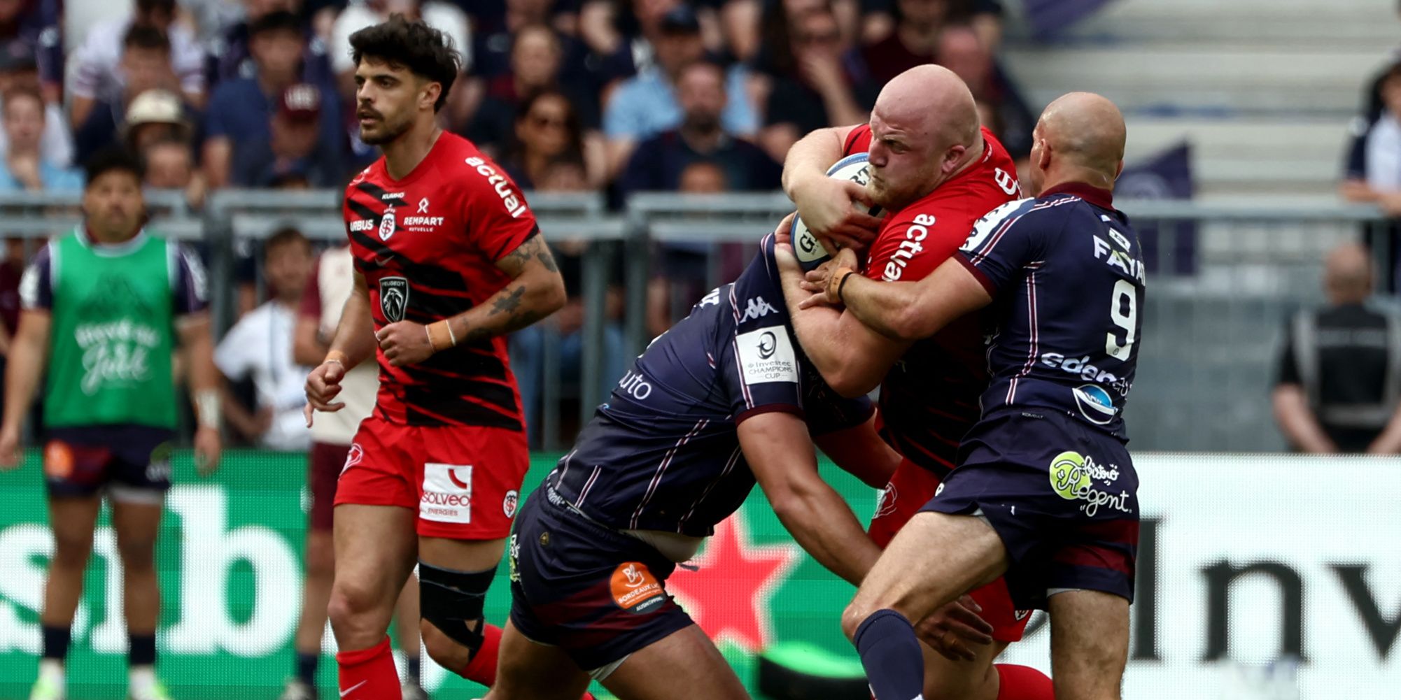 Le stade plein lors de la finale de Top 14 de rugby